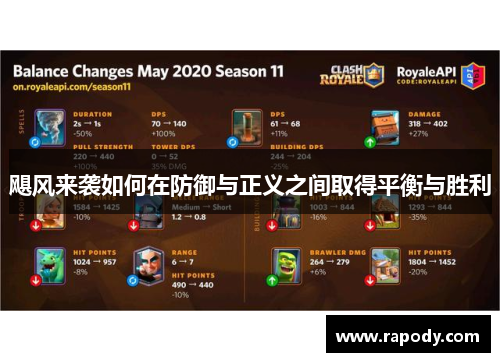 飓风来袭如何在防御与正义之间取得平衡与胜利