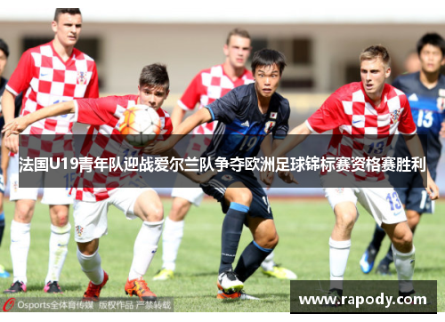 法国U19青年队迎战爱尔兰队争夺欧洲足球锦标赛资格赛胜利